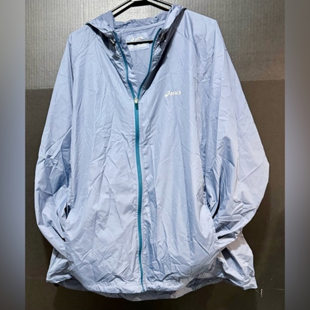 🧌Asics Packable Hooded Windbreaker Jacket